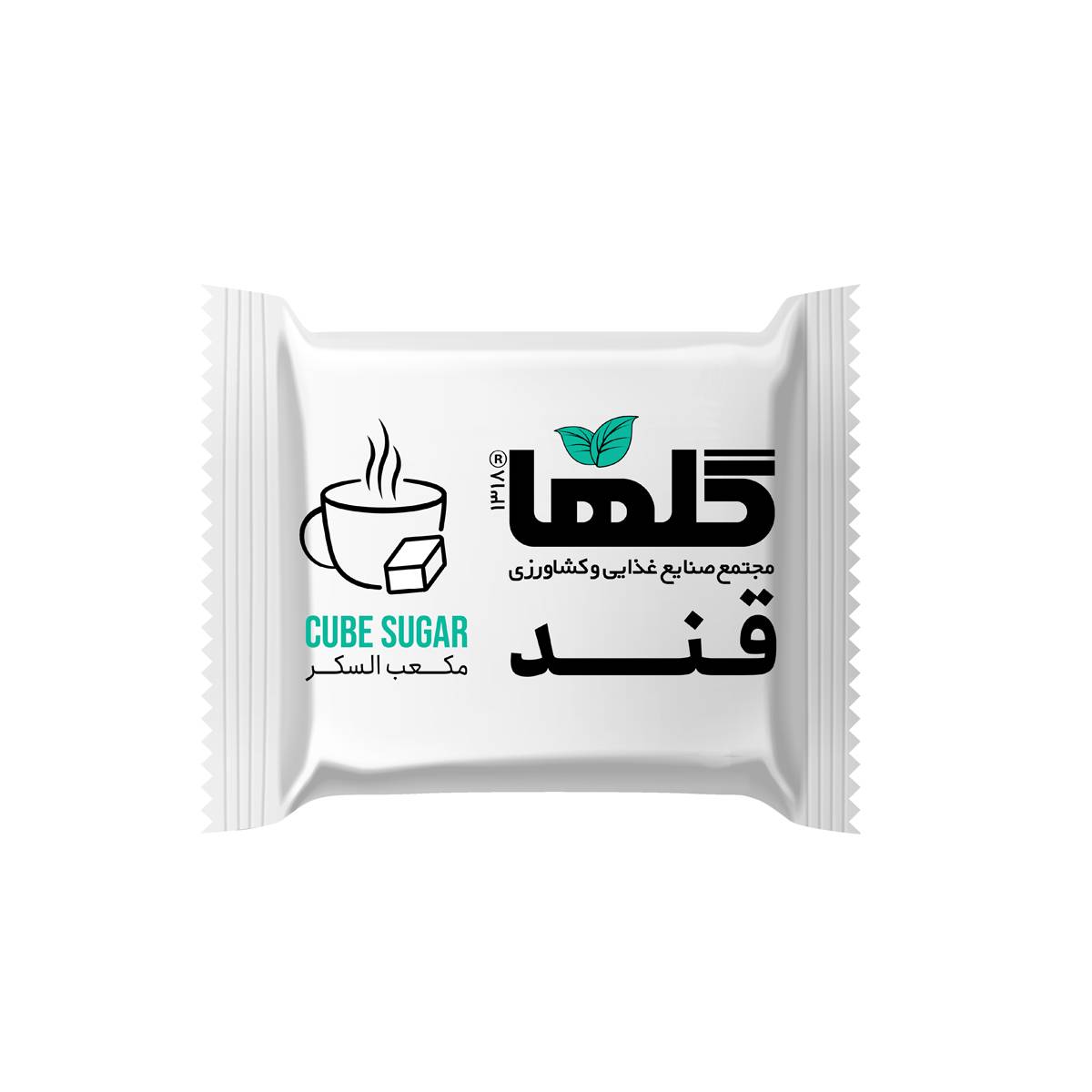 قند تک حبه تک پرسی گلها (بسته 2 کیلویی)